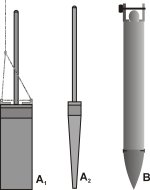 The probes used for retrieving bottom sediments
